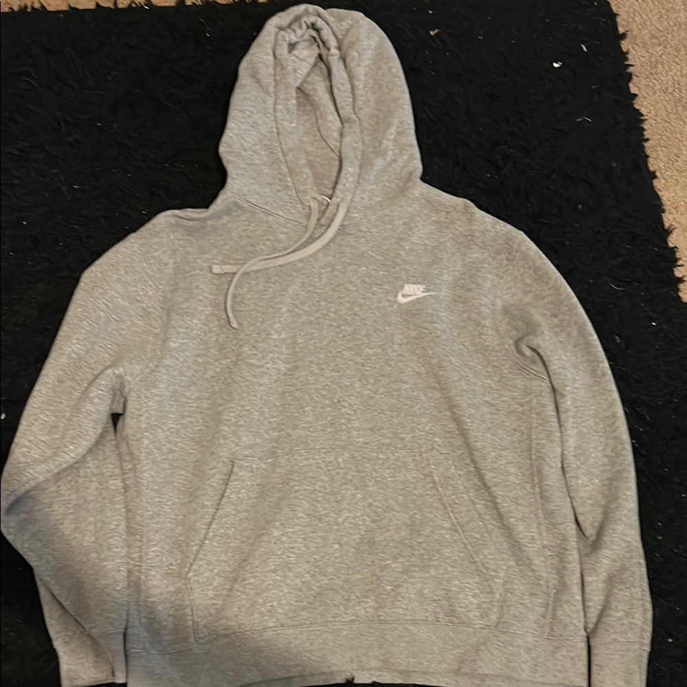 Nike Light Gray Pullover Hoodie